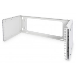 Digitus 19" 4U wall mounting patch-bracket Seinään asennettava laitekehikko Harmaa