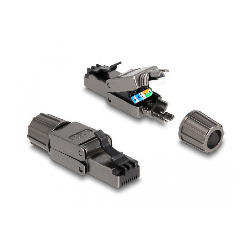DeLOCK 86514 liitinjohto RJ-45 Musta