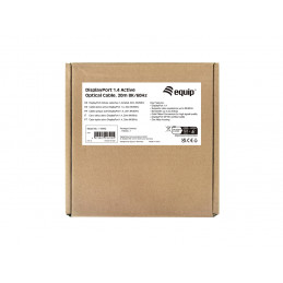 Equip 119442 DisplayPort-kaapeli 20 m Musta