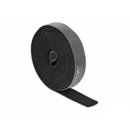 DeLOCK 18383 nippuside Koukullinen ja lenkillinen nippuside Musta 1 kpl