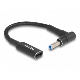 DeLOCK 60031 virtajohto Musta 0,15 m USB C 4.5 x 3.0 mm