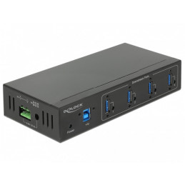 DeLOCK 63309 keskitin USB 3.2 Gen 1 (3.1 Gen 1) Type-B 5000 Mbit s Musta