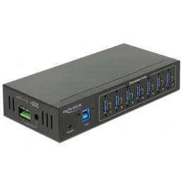 DeLOCK 63311 keskitin USB 3.2 Gen 1 (3.1 Gen 1) Type-B 5000 Mbit s Musta
