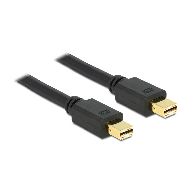 DeLOCK 83474 DisplayPort-kaapeli 1,5 m Mini DisplayPort Musta