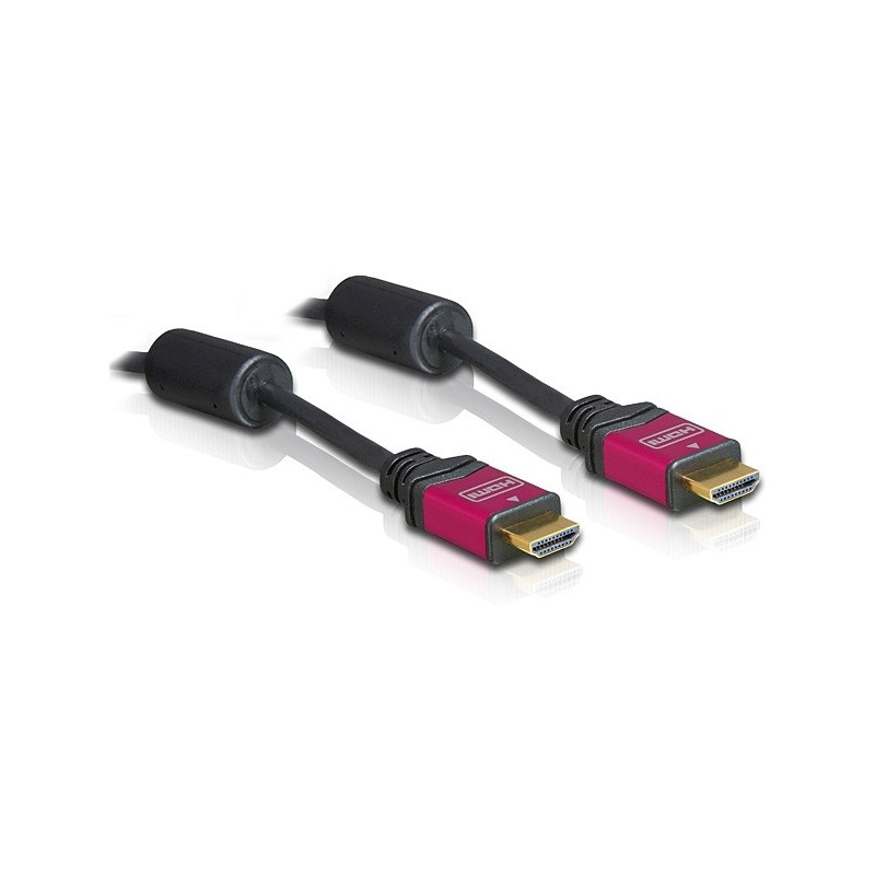 DeLOCK HDMI 1.3b Cable 3.0m HDMI-kaapeli 3 m HDMI-tyyppi A (vakio) Musta
