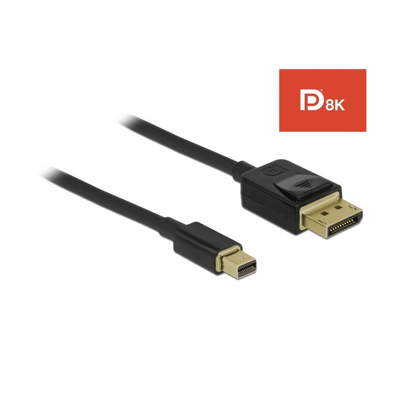 DeLOCK 84927 DisplayPort-kaapeli 1 m Mini DisplayPort Musta