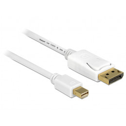 DeLOCK 83485 DisplayPort-kaapeli 7 m Mini DisplayPort Valkoinen