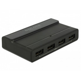 DeLOCK 64053 keskitin USB 3.2 Gen 2 (3.1 Gen 2) Type-C 10000 Mbit s Musta
