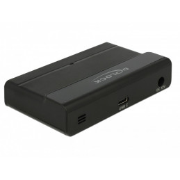 DeLOCK 64053 keskitin USB 3.2 Gen 2 (3.1 Gen 2) Type-C 10000 Mbit s Musta