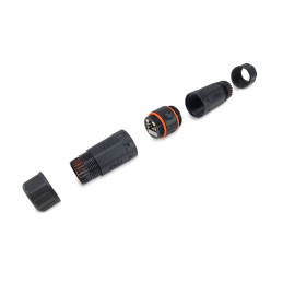 Equip 221162 kaapelin sukupuolenvaihtaja RJ-45 Musta, Oranssi