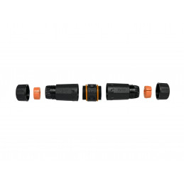 Equip 221162 kaapelin sukupuolenvaihtaja RJ-45 Musta, Oranssi