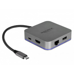 DeLOCK 87742 mobiililaitteiden telakka-asema Tabletti Harmaa