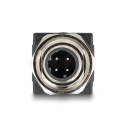 DeLOCK 60061 kaapelin sukupuolenvaihtaja M12 RJ-45 Musta