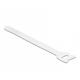 DeLOCK 19519 nippuside Koukullinen ja lenkillinen nippuside Valkoinen 10 kpl