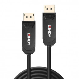 Lindy 38520 DisplayPort-kaapeli 10 m Musta