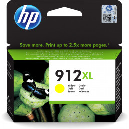 HP 912XL alkuperäinen riittoisa keltainen mustepatruuna