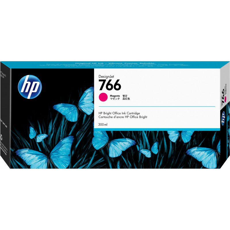 HP 766 300-ml Magenta DesignJet Ink Cartridge