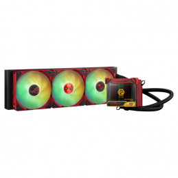 ASUS ROG RYUJIN III 360 ARGB EVA-02 EDITION Tietokonekotelo All-in-one-nesteenjäähdytin 12 cm Musta, Punainen
