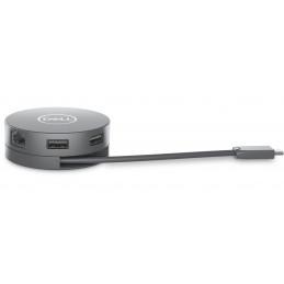 DELL DA305 Langallinen USB 3.2 Gen 2 (3.1 Gen 2) Type-C Hopea