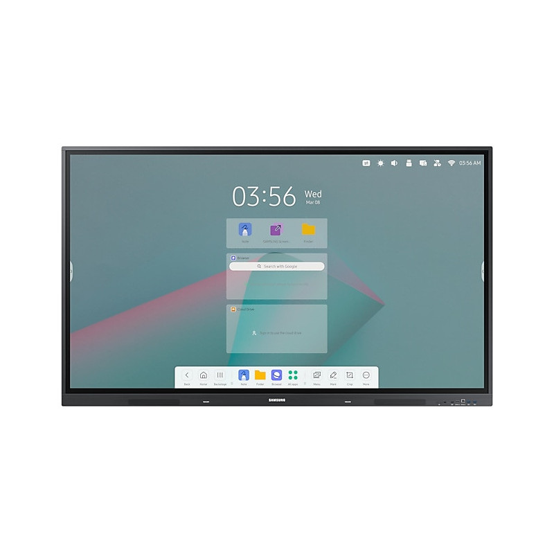 Samsung WA65C interaktiivinen kirjoitustaulu 165,1 cm (65") 3840 x 2160 pikseliä Kosketusnäyttö Musta