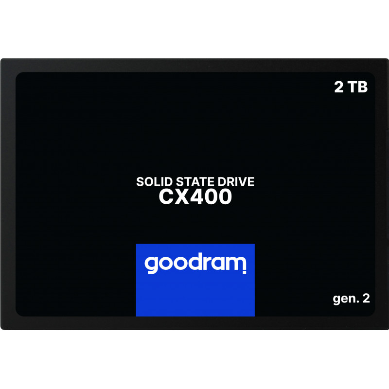 Goodram CX400 SSDPR-CX400-02T-G2 SSD-massamuisti 2.5" 2,05 TB Serial ATA III 3D NAND