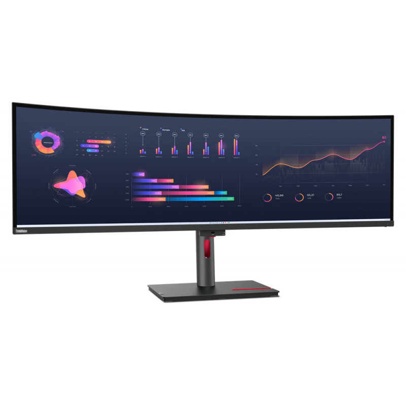 Lenovo ThinkVision P49w-30 LED display 124,5 cm (49") 5120 x 1440 pikseliä DQHD Musta