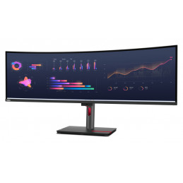 Lenovo ThinkVision P49w-30 LED display 124,5 cm (49") 5120 x 1440 pikseliä DQHD Musta