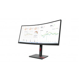 Lenovo ThinkVision T34w-30 LED display 86,4 cm (34") 3440 x 1440 pikseliä Wide Quad HD Musta