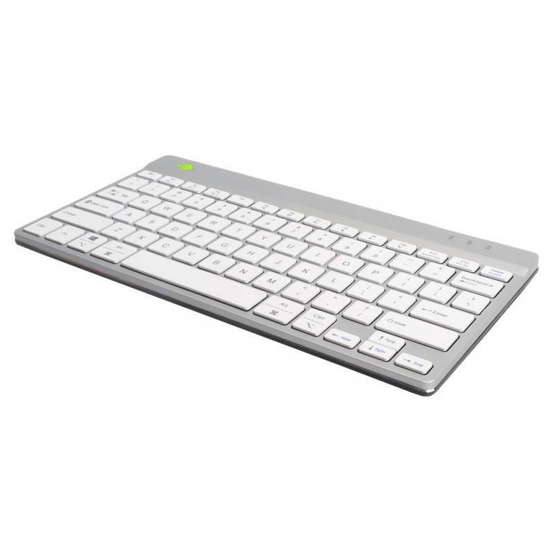 R-Go Tools Compact Break RGOCONDWLWH näppäimistö USB QWERTY Hollanti Valkoinen
