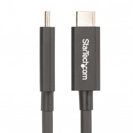 StarTech.com A40G2MB-TB4-CABLE Thunderbolt-kaapeli 2 m 40 Gbit s Musta