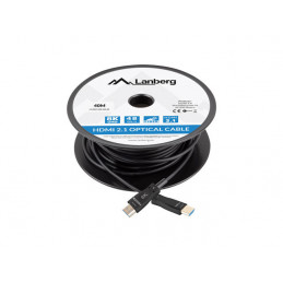 Lanberg CA-HDMI-30FB-0400-BK HDMI-kaapeli 40 m HDMI-tyyppi A (vakio) Musta