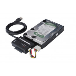 Digitus USB 3.0 - IDE & SATA liitäntäkortti -sovitin