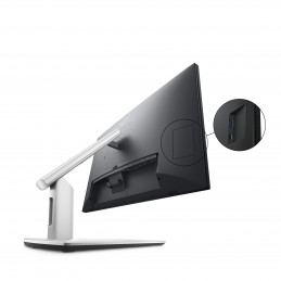 DELL P Series P2424HT tietokoneen litteä näyttö 60,5 cm (23.8") 1920 x 1080 pikseliä Full HD LCD Kosketusnäyttö Musta, Hopea