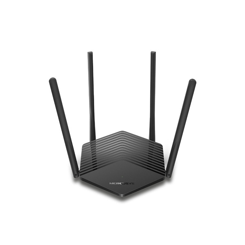 Mercusys MR60X langaton reititin Gigabitti Ethernet Kaksitaajuus (2,4 GHz 5 GHz) Musta