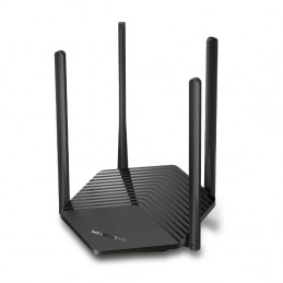Mercusys MR60X langaton reititin Gigabitti Ethernet Kaksitaajuus (2,4 GHz 5 GHz) Musta