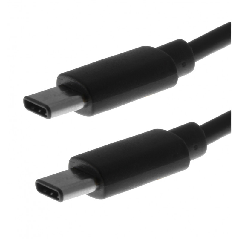 Insmat 1m, 2xUSB3.1-C USB-kaapeli USB 3.2 Gen 1 (3.1 Gen 1) USB C Musta