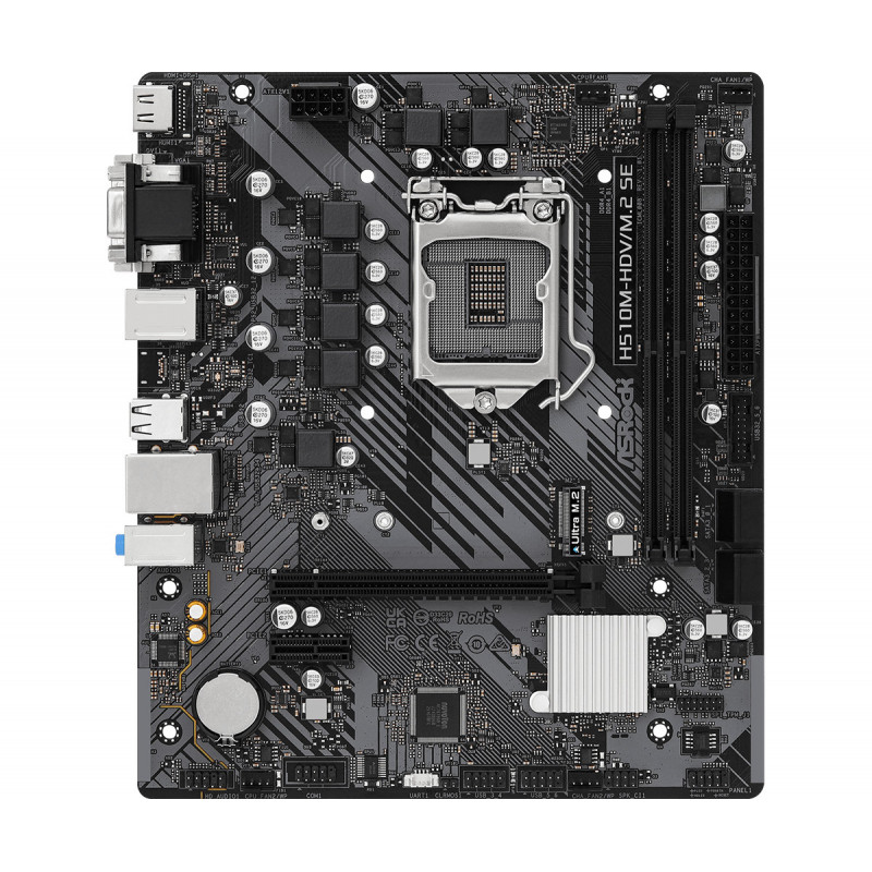 Asrock H510M-HDV M.2 SE Intel H470 LGA 1200 (Socket H5) mikro ATX