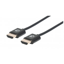 Manhattan 394352 HDMI-kaapeli 1 m HDMI-tyyppi A (vakio) Musta