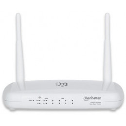 Manhattan 525480 langaton reititin Gigabitti Ethernet Kaksitaajuus (2,4 GHz 5 GHz) Valkoinen