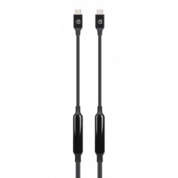 Manhattan 355971 USB-kaapeli 5 m USB 3.2 Gen 2 (3.1 Gen 2) USB C Musta