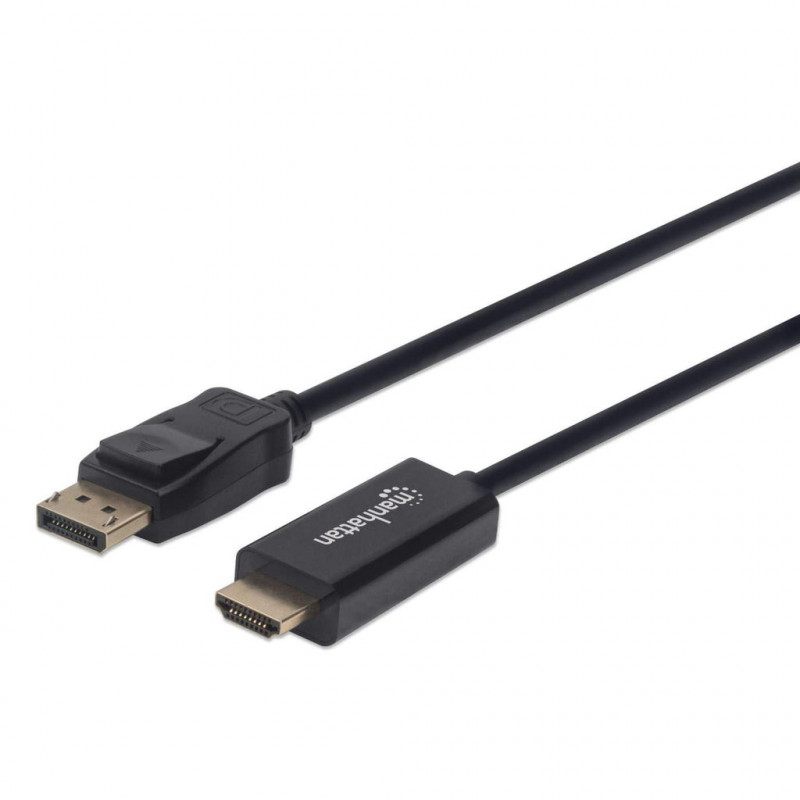 Manhattan 153201 videokaapeli-adapteri 1,8 m DisplayPort HDMI Musta