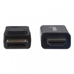 Manhattan 153201 videokaapeli-adapteri 1,8 m DisplayPort HDMI Musta