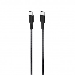 PURO CUSBCUSBCFABK3BLK USB-kaapeli 1,2 m USB 3.2 Gen 1 (3.1 Gen 1) USB C Musta