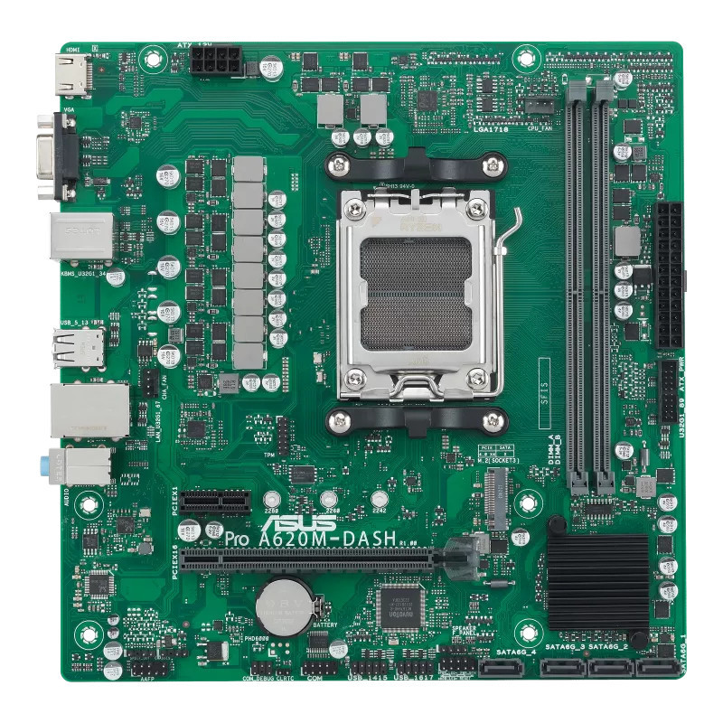 ASUS PRO A620M-DASH-CSM AMD A620 Pistoke AM5 ATX