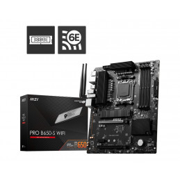 MSI PRO B650-S WIFI emolevy AMD B650 Pistoke AM5 ATX