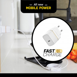 OtterBox Wall Charger Älypuhelin Valkoinen AC Pikalataus Sisätila