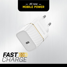 OtterBox Wall Charger Älypuhelin Valkoinen AC Pikalataus Sisätila