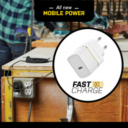 OtterBox Wall Charger Älypuhelin Valkoinen AC Pikalataus Sisätila