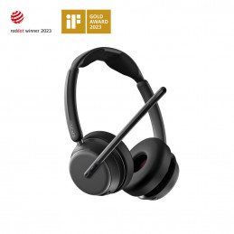 EPOS IMPACT 1061T Kuulokkeet Langaton Pääpanta Toimisto puhelukeskus Bluetooth Latausteline Musta
