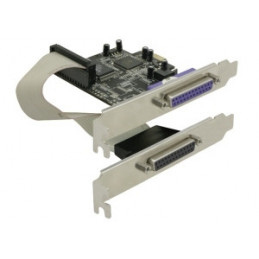DeLOCK PCI Express card 2 x parallel liitäntäkortti -sovitin